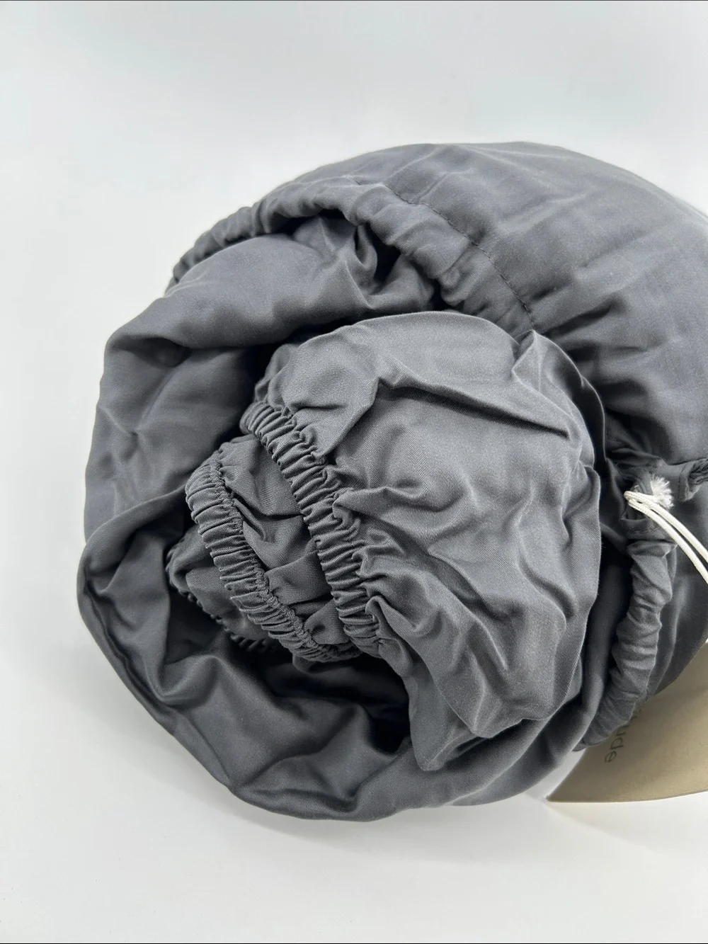 Ettitude California King Sateen Fitted Sheet Color Slate NWT